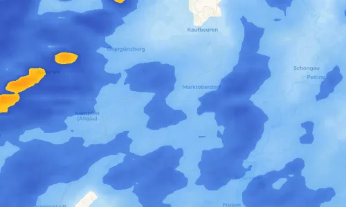 Regenradar Vorschaubild - Aktuelle Niederschläge in Schwenden und Umgebung