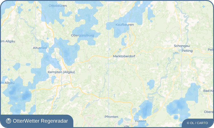 Wetter-Widget-Vorschau mit Vorhersagedaten für Schwenden