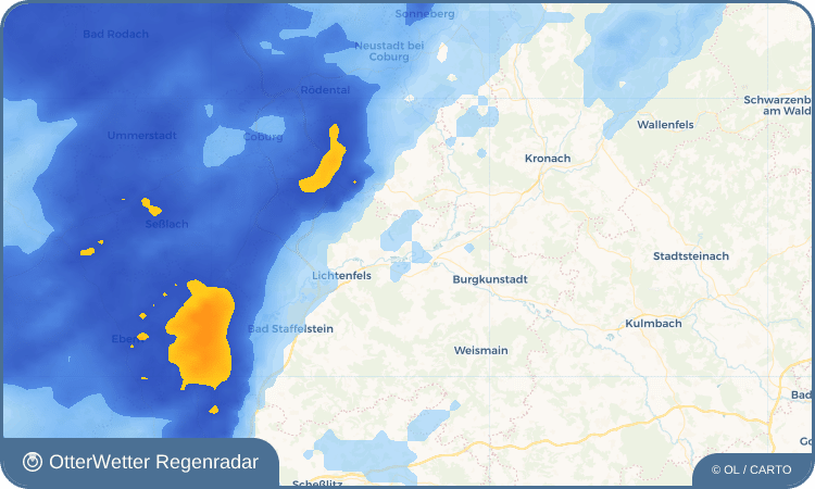 Widget-Vorschau für Schwürbitz Wetter-Widget-Vorschau mit Vorhersagedaten für Schwürbitz