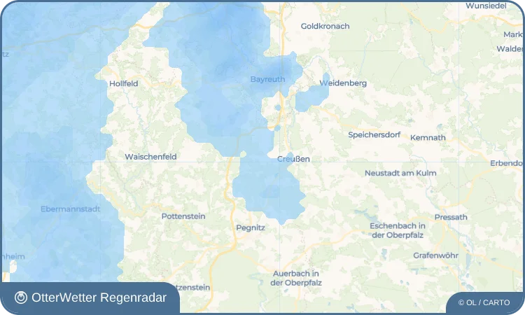 Wetter-Widget-Vorschau mit Vorhersagedaten für Schwürz