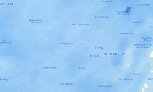 Regenradar Vorschaubild - Aktuelle Niederschläge in Seckendorf und Umgebung