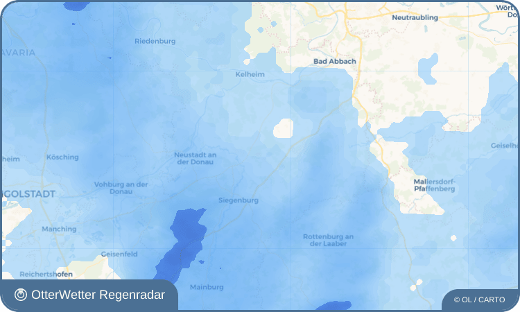 Wetter-Widget-Vorschau mit Vorhersagedaten für See