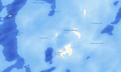 Regenradar Vorschaubild - Aktuelle Niederschläge in Seebach und Umgebung