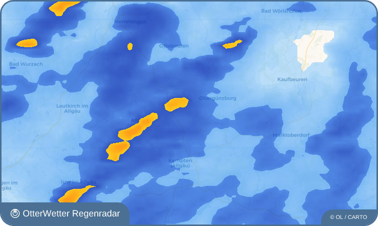 OtterWetter Regenradar-Widget Seebach
