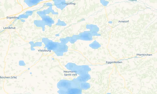 Regenradar Vorschaubild - Aktuelle Niederschläge in Seemannshausen und Umgebung