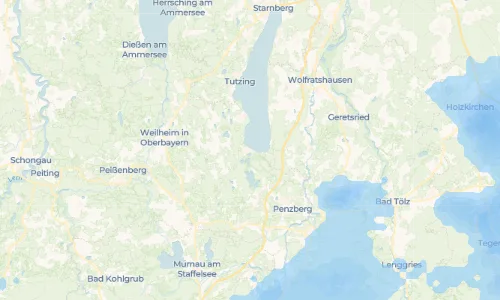 Regenradar Vorschaubild - Aktuelle Niederschläge in Seeshaupt und Umgebung
