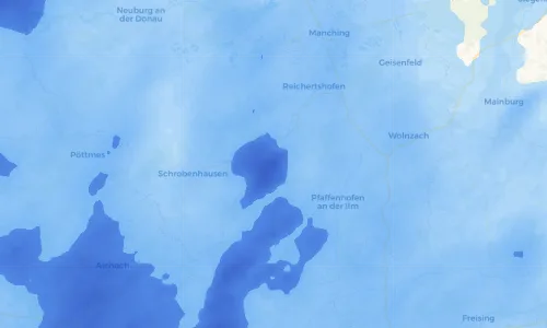 Regenradar Vorschaubild - Aktuelle Niederschläge in Seibersdorf und Umgebung