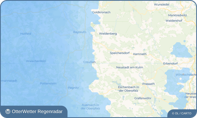 OtterWetter Regenradar-Widget Seidwitz