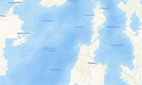 Regenradar Vorschaubild - Aktuelle Niederschläge in Seining und Umgebung