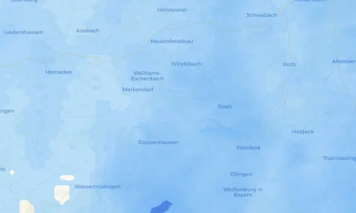 Regenradar Vorschaubild - Aktuelle Niederschläge in Seitersdorf und Umgebung