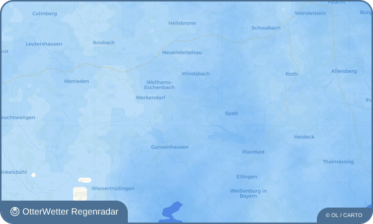 OtterWetter Regenradar-Widget Seitersdorf