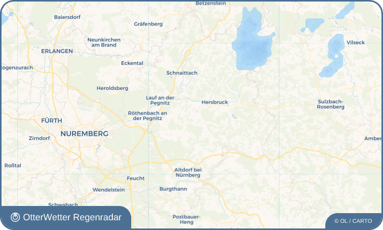 Wetter-Widget-Vorschau mit Vorhersagedaten für Sendelbach