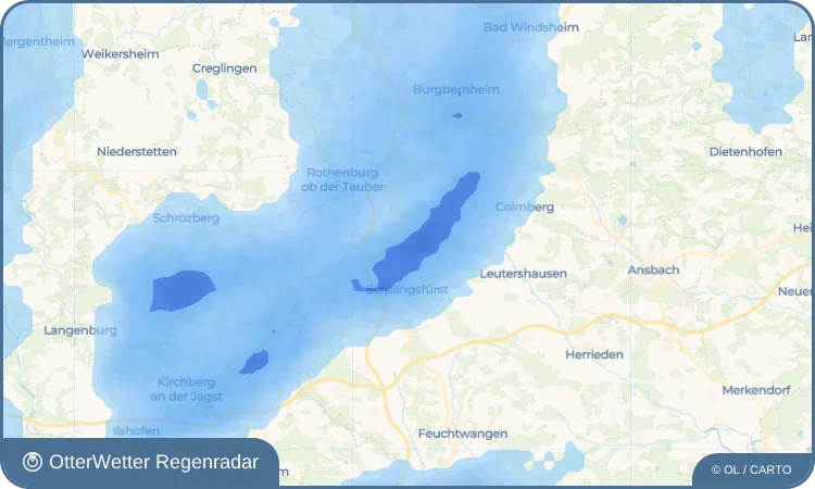 Wetter-Widget-Vorschau mit Vorhersagedaten für Sengelhof