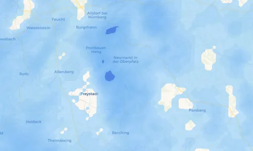Regenradar Vorschaubild - Aktuelle Niederschläge in Sengenthal am Anger und Umgebung