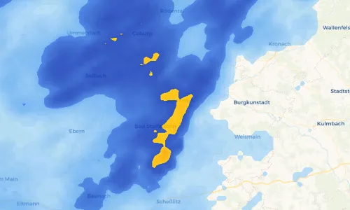 Regenradar Vorschaubild - Aktuelle Niederschläge in Seubelsdorf und Umgebung