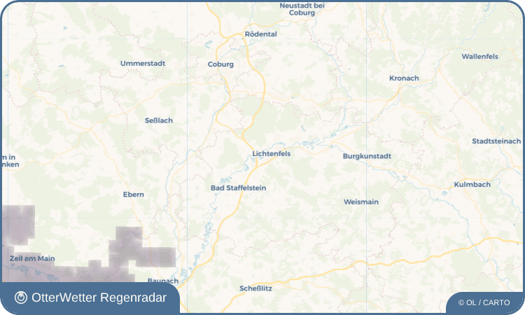 OtterWetter Regenradar-Widget Seubelsdorf
