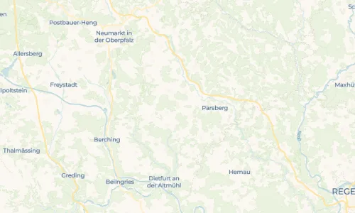 Regenradar Vorschaubild - Aktuelle Niederschläge in Seubersdorf in der Oberpfalz und Umgebung