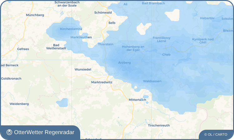 OtterWetter Regenradar-Widget Seußen