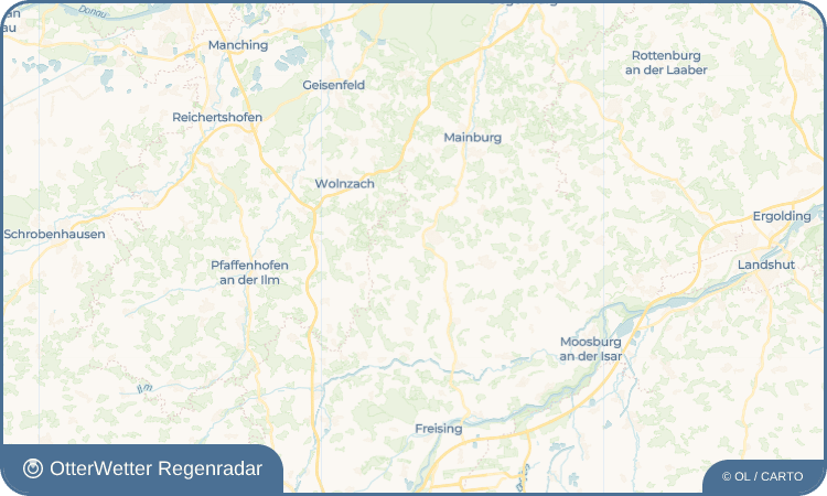 OtterWetter Regenradar-Widget Seysdorf
