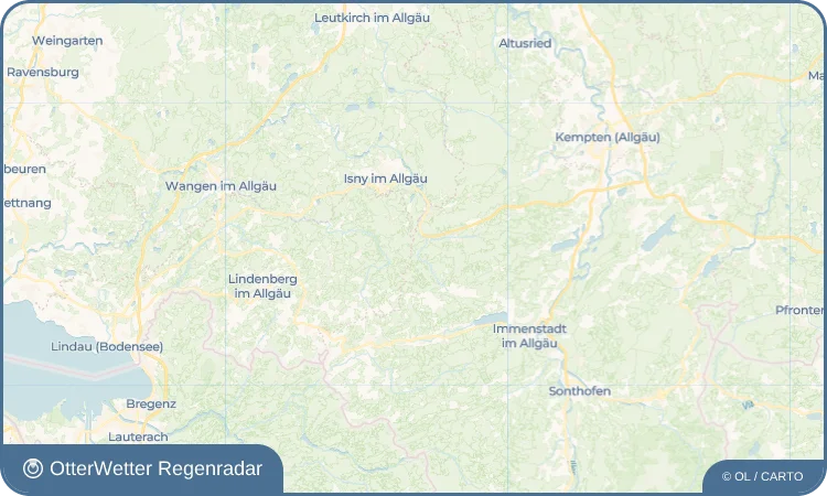 Widget-Vorschau für Sibratshofen Wetter-Widget-Vorschau mit Vorhersagedaten für Sibratshofen