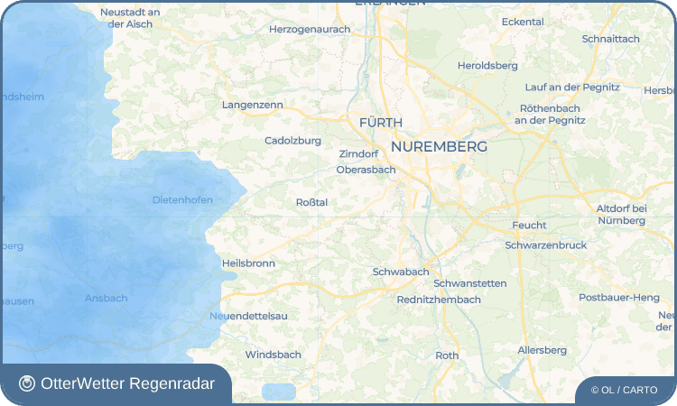 OtterWetter Regenradar-Widget Sichersdorf