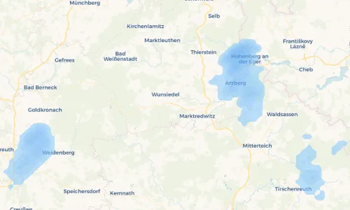 Regenradar Vorschaubild - Aktuelle Niederschläge in Sichersreuth und Umgebung