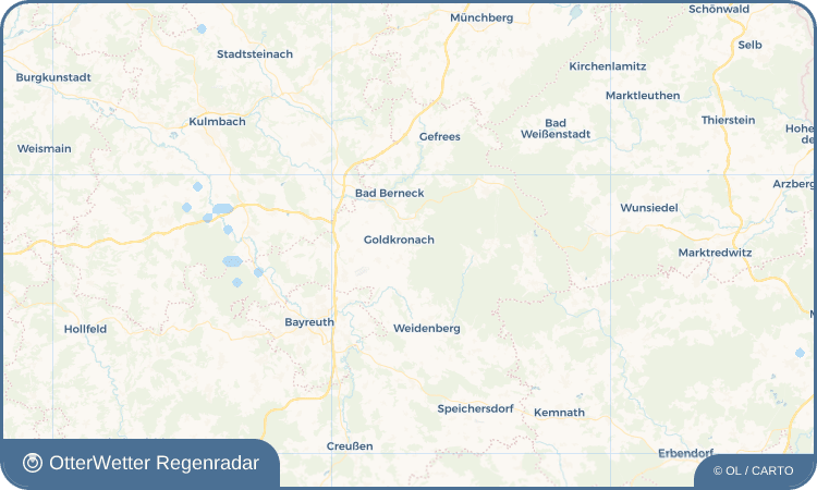 OtterWetter Regenradar-Widget Sickenreuth