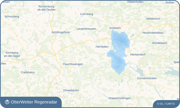 OtterWetter Regenradar-Widget Sickersdorf