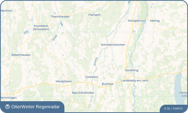OtterWetter Regenradar-Widget Siebnach