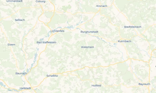 Regenradar Vorschaubild - Aktuelle Niederschläge in Siedamsdorf und Umgebung