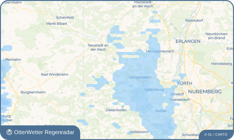 OtterWetter Regenradar-Widget Siedelbach