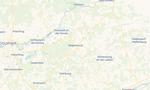 Regenradar Vorschaubild - Aktuelle Niederschläge in Siegenburg und Umgebung