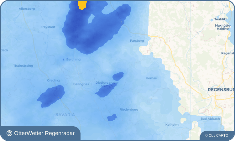OtterWetter Regenradar-Widget Siegertshofen
