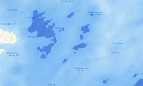 Regenradar Vorschaubild - Aktuelle Niederschläge in Sielstetten und Umgebung