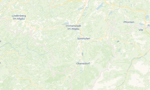 Regenradar Vorschaubild - Aktuelle Niederschläge in Sigiswang und Umgebung