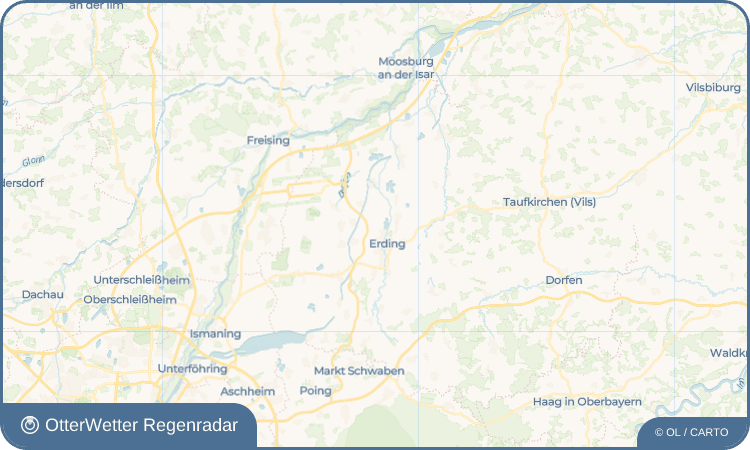 OtterWetter Regenradar-Widget Siglfing