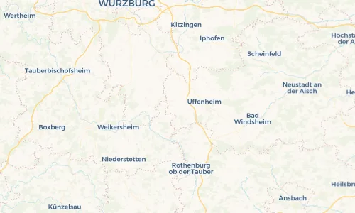Regenradar Vorschaubild - Aktuelle Niederschläge in Simmershofen und Umgebung