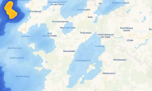 Regenradar Vorschaubild - Aktuelle Niederschläge in Sinatengrün und Umgebung