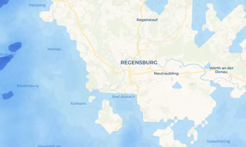 Regenradar Vorschaubild - Aktuelle Niederschläge in Sinzing und Umgebung