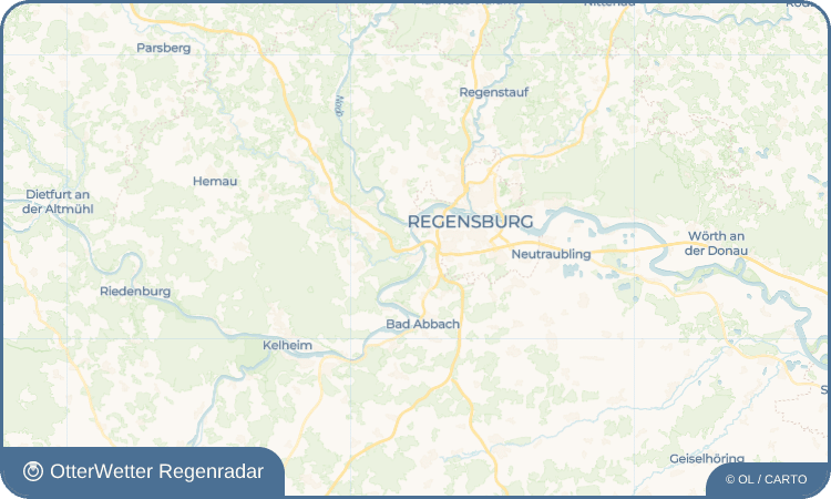 Wetter-Widget-Vorschau mit Vorhersagedaten für Sinzing