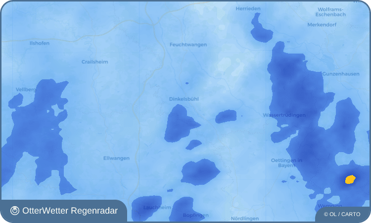 OtterWetter Regenradar-Widget Sittlingen