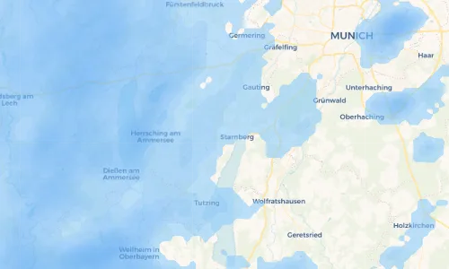 Regenradar Vorschaubild - Aktuelle Niederschläge in Söcking und Umgebung