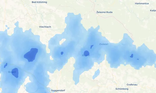 Regenradar Vorschaubild - Aktuelle Niederschläge in Sohl und Umgebung