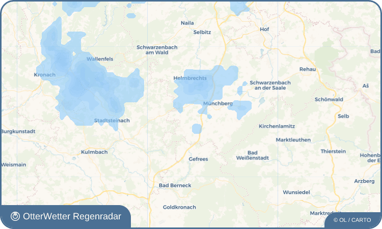Wetter-Widget-Vorschau mit Vorhersagedaten für Solg