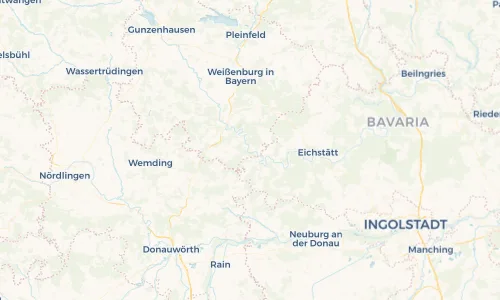 Regenradar Vorschaubild - Aktuelle Niederschläge in Solnhofen und Umgebung