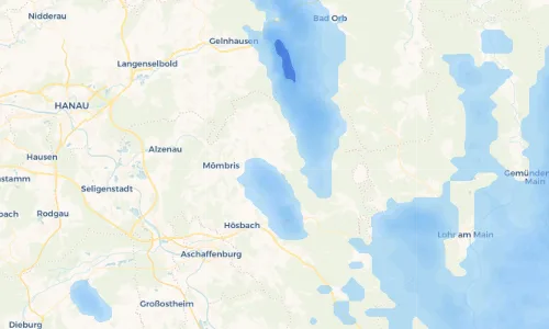 Regenradar Vorschaubild - Aktuelle Niederschläge in Sommerkahl und Umgebung
