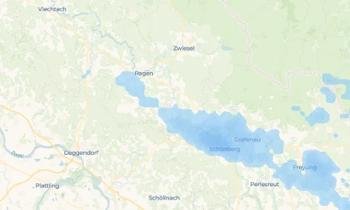 Regenradar Vorschaubild - Aktuelle Niederschläge in Sommersberg und Umgebung