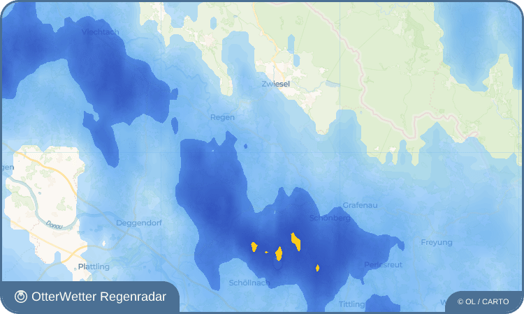 OtterWetter Regenradar-Widget Sommersberg