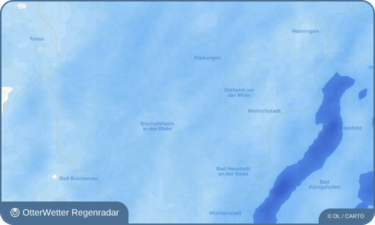 OtterWetter Regenradar-Widget Sondernau