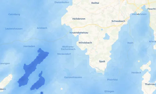 Regenradar Vorschaubild - Aktuelle Niederschläge in Speckheim und Umgebung